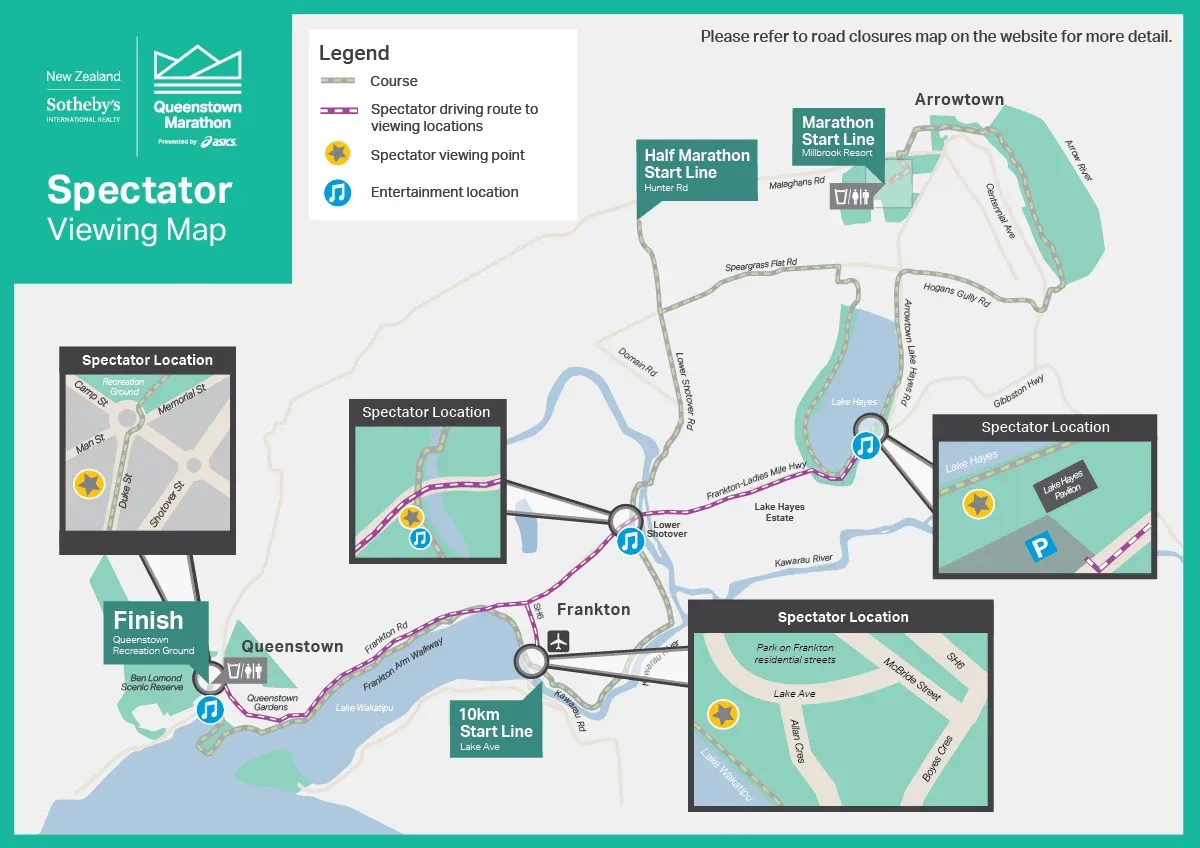 Qt M25 Spectator Viewing Map