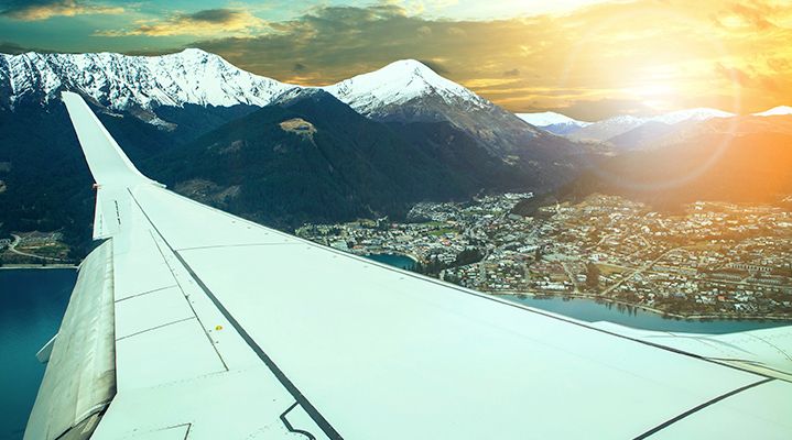 Private charter jet Queenstown