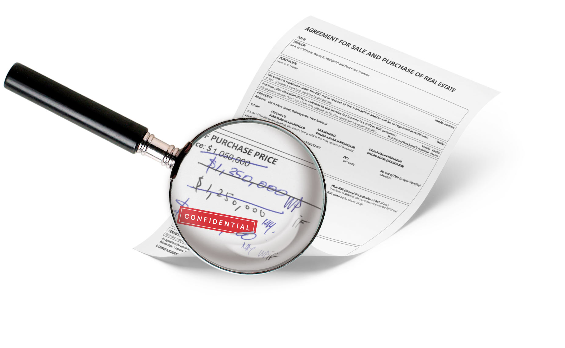 Spsg   Sales Agreement With Magnifying Glass