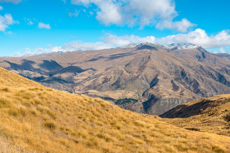 Rolling hills in Cardrona Valley